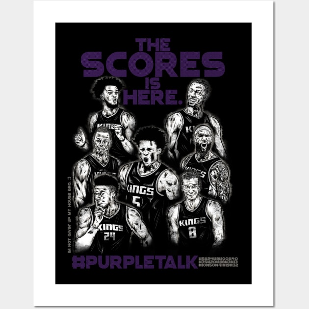 The Scores Is Here. (v1.2 Test) Wall Art by PinkSushi